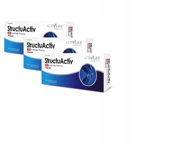 StructuActiv 500mg Zestaw 3 op. a 60 kaps.