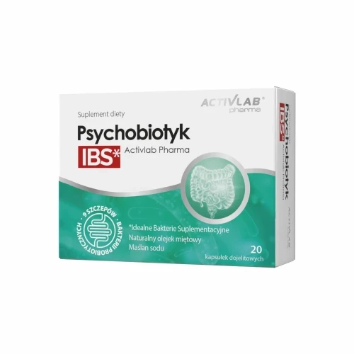 Psychobiotyk IBS*  Activlab Pharma (20 kaps.)