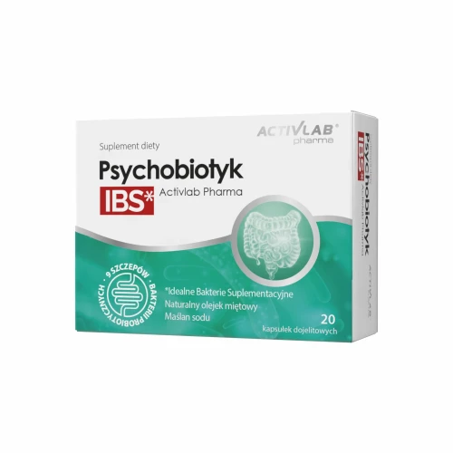 Psychobiotyk IBS*  Activlab Pharma (20 kaps.)