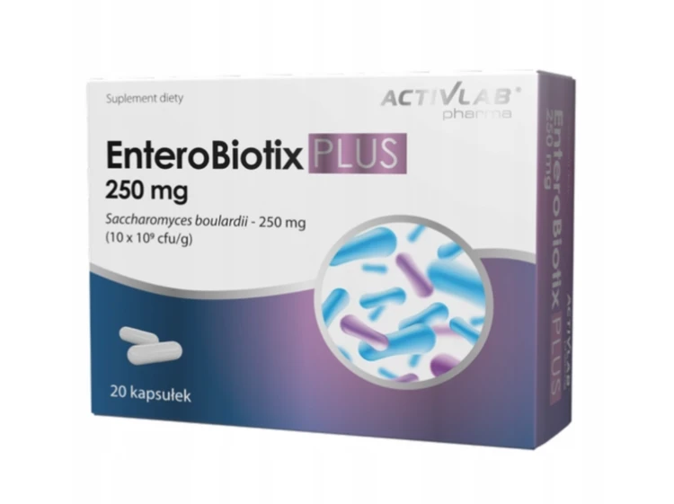 EnteroBiotix Plus 250 mg 20 kaps.