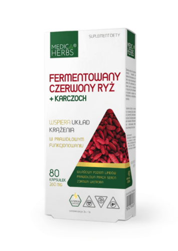 Fermentowany ryż + karczoch MEDICA HERBS (80kaps.)