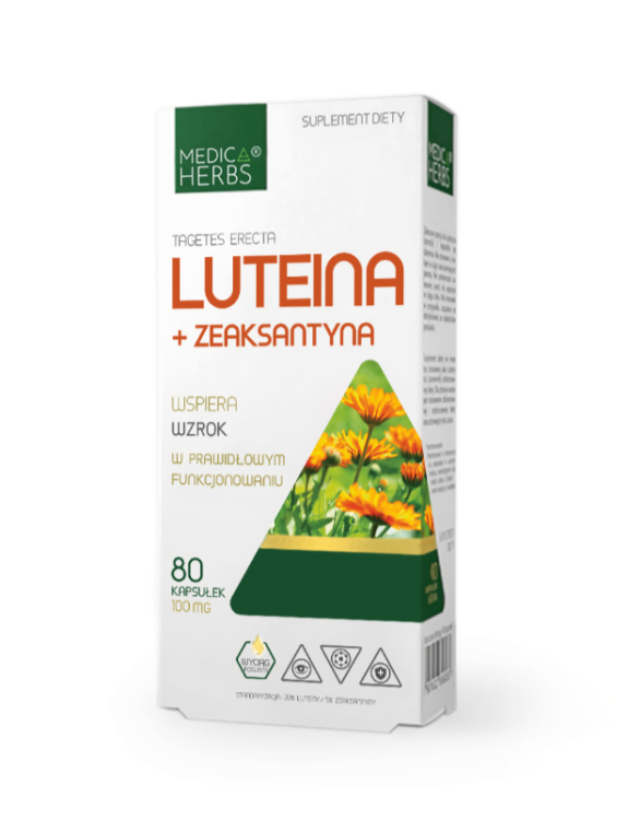 Luteina + Zeaksantyna MEDICA HERBS (80kaps.)