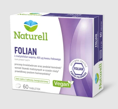 Naturell FOLIAN (60 tabl.)