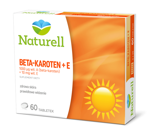 Naturell BETA-KAROTEN + E (60 tabl.)