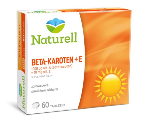 Naturell BETA-KAROTEN + E (60 tabl.)