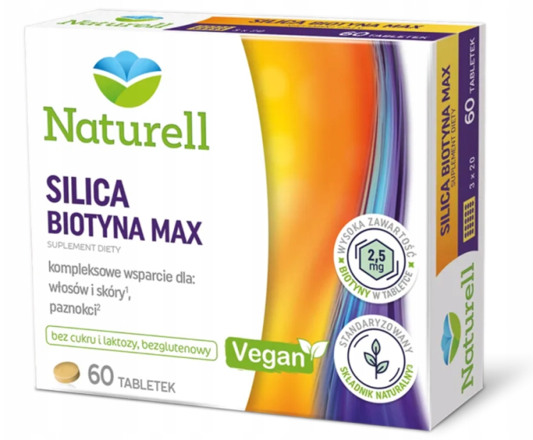 Naturell SILICA BIOTYNA MAX 60 tabl.