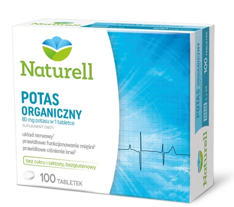 Naturell POTAS ORGANICZNY (100 tabl.)