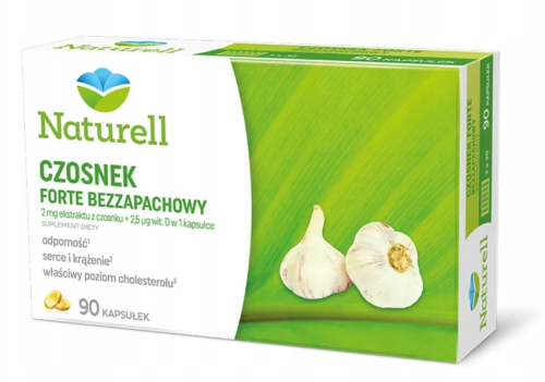 Naturell CZOSNEK FORTE BEZZAPACHOWY (90 kaps.)