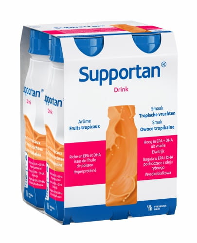 Supportan DRINK o smaku owoców tropikalnych 4 szt. x 200 ml