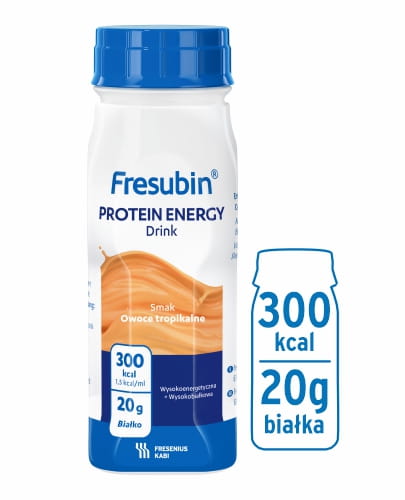 Fresubin Protein Energy DRINK owoce tropikalne (4 szt. x 200 ml)