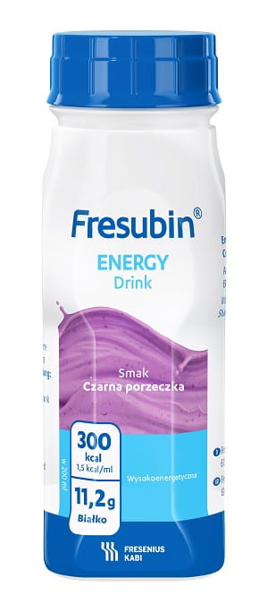 Fresubin Energy DRINK o smaku czarnej porzeczki (4 szt. x 200 ml)