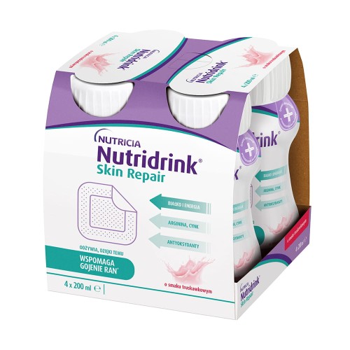 Nutridrink Skin Repair 4x200ml truskawka