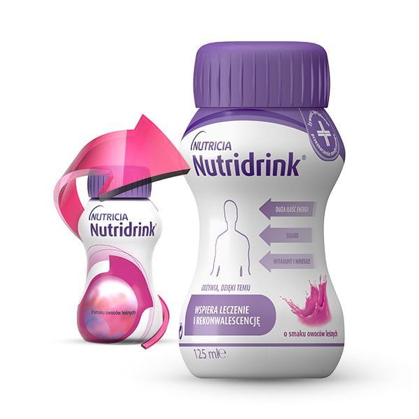 Nutridrink o smaku owoców leśnych (4 szt. x 125 ml)