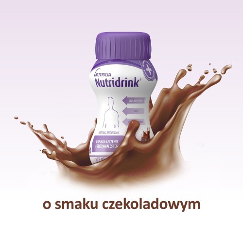 Nutridrink o smaku czekoladowym (4 szt. x 125 ml)
