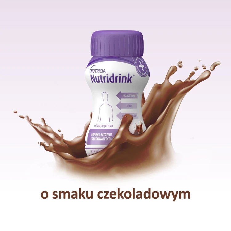 Nutridrink o smaku czekoladowym (4 szt. x 125 ml)