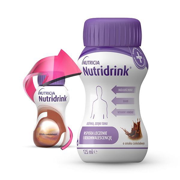 Nutridrink o smaku czekoladowym (4 szt. x 125 ml)