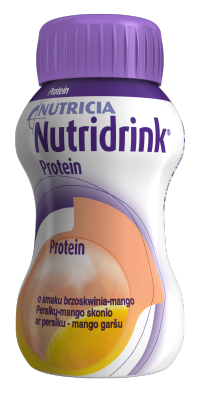 Nutridrink Protein o smaku brzoskwinia-mango (4 szt. x 125 ml)
