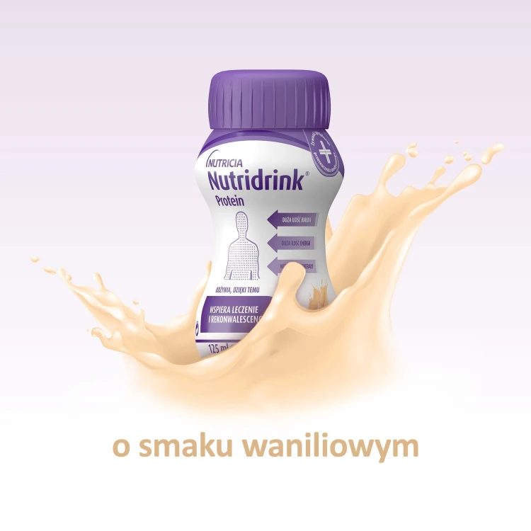 Nutridrink Protein o smaku waniliowym (4 szt. x 125 ml)