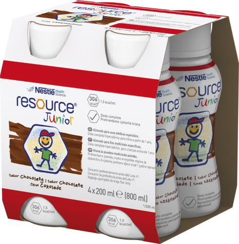 Resource JUNIOR czekolada 4x200ml