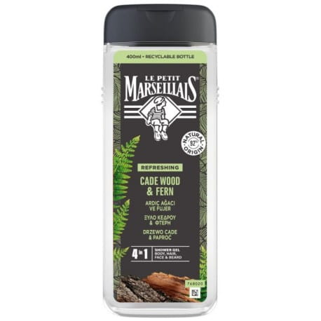 Le Petit Marseillais Żel pod prysznic 4w1 dla mężczyzn Drzewo Cade 400ml