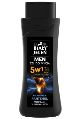 Biały Jeleń żel pod prysznic dla mężczyzn 5w1 300 ml Pantenol