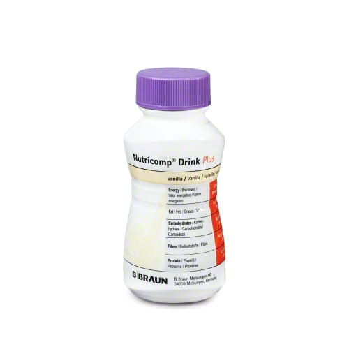 Nutricomp Drink Plus wanilia proteiny (4 szt. x 200 ml)