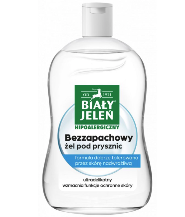 Biały Jeleń Bezzapachowy żel pod prysznic 500 ml