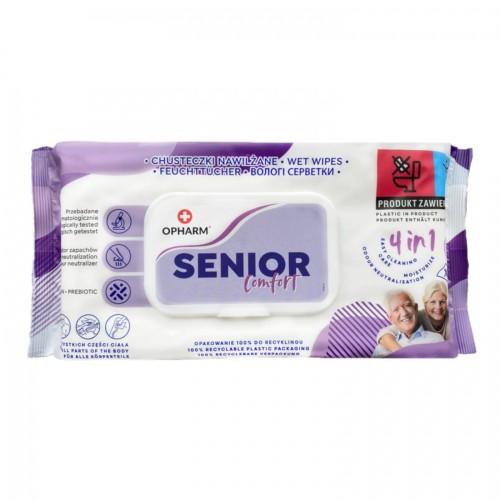 Chusteczki nawilżane Opharm Senior Comfort 72 szt.