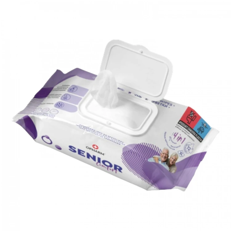 Chusteczki nawilżane Opharm Senior Comfort 72 szt.
