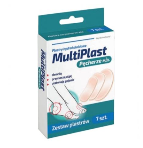 Plastry MultiPlast Pęcherze Mix 7szt.
