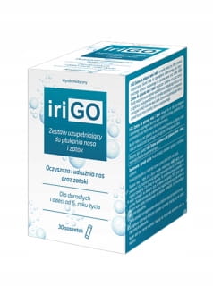 IriGO uzupełnienie do płukania nosa i zatok 30sasz
