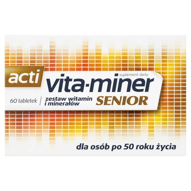Vita-miner Senior 60 draż.