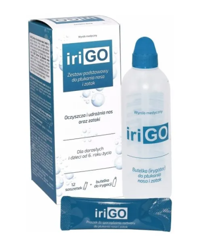IRIGO zestaw podstawowy do płukania zatok 1szt