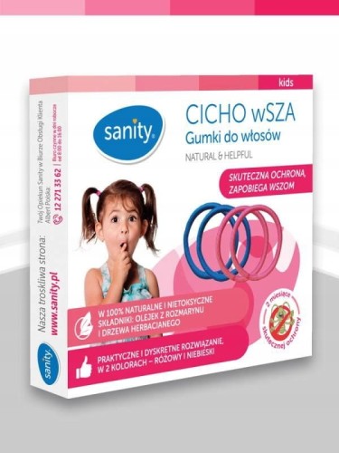 CICHO wSZA Gumki do włosów 1op.(4szt.)