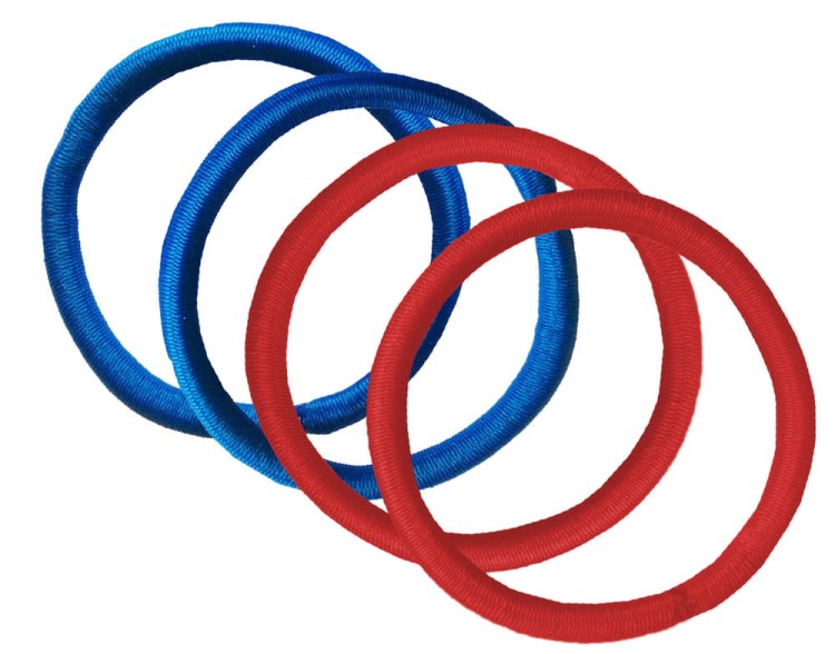 CICHO wSZA Gumki do włosów 1op.(4szt.)