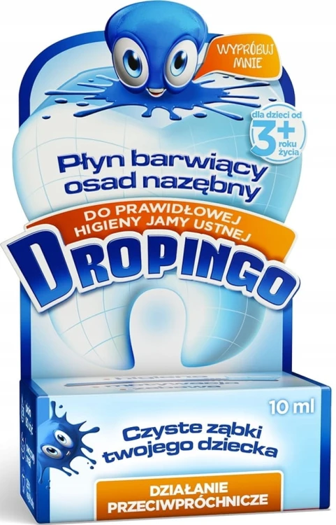 DROPINGO Płyn barwiący osad nazębny 10 ml