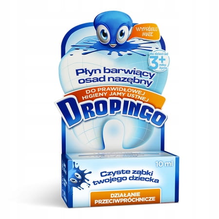 DROPINGO Płyn barwiący osad nazębny 10 ml