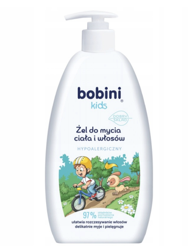 Bobini Kids Żel do mycia ciała i włosów dla dzieci 500 ml