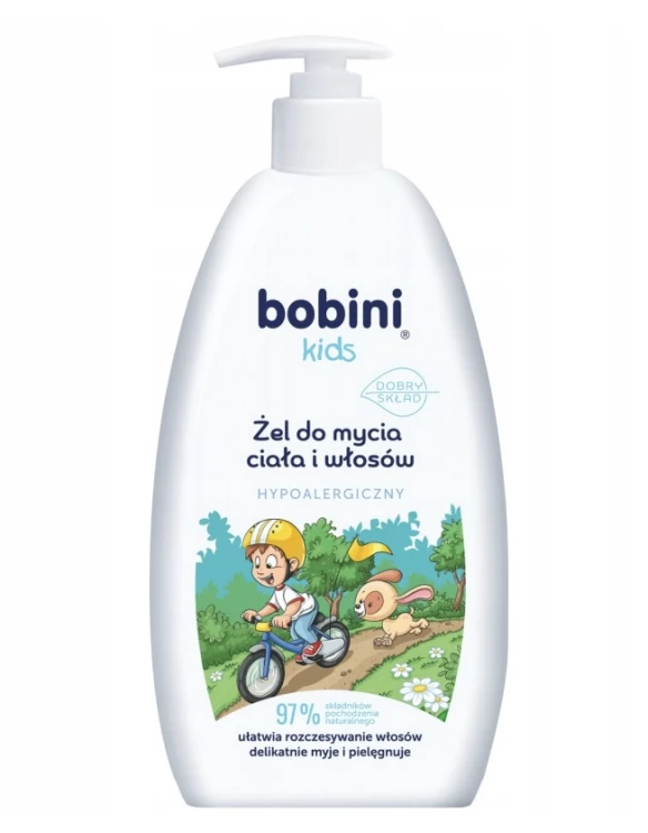 Bobini Kids Żel do mycia ciała i włosów dla dzieci 500 ml