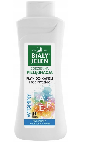 Biały Jeleń płyn do kąpieli 750 ml witaminy, pantenol