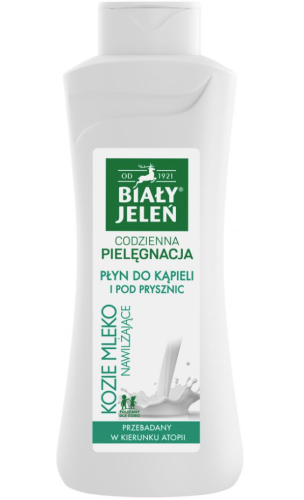 Biały Jeleń płyn do kąpieli 750 ml kozie mleko