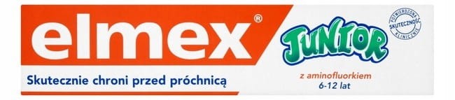 ELMEX PASTA DO ZĘBÓW DZIECI 75ML JUNIOR (6-12 LAT)