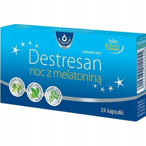Destresan noc z melatoniną 24kaps.