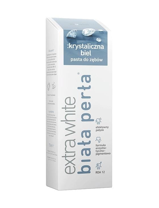 BIAŁA PERŁA PLUS KRYSTALICZNA BIEL Pasta d/zębów