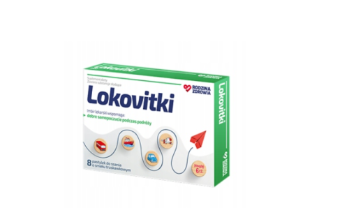 Lokovitki 8 pastylek do ssania - komfort podróży