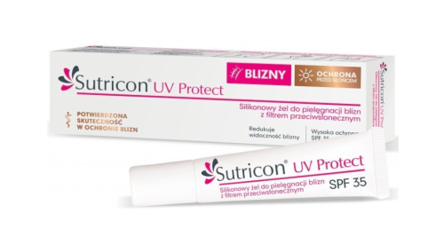 Sutricon UV Protect Silikonowy żel na blizny SPF 35 15 m