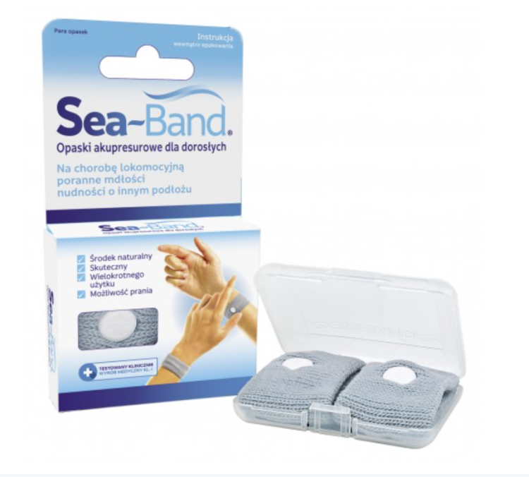 SEABAND Opaski akupresurowe dla dorosłych 2szt.
