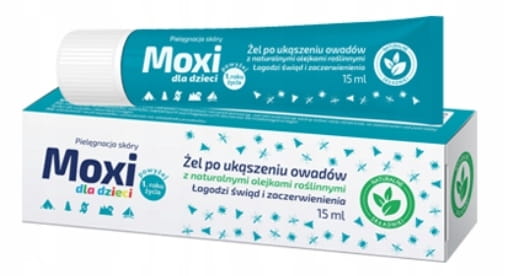 MOXI Żel po ukąszeniu owadów dla dzieci, 15ml
