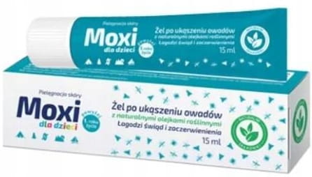 MOXI Żel po ukąszeniu owadów dla dzieci, 15ml