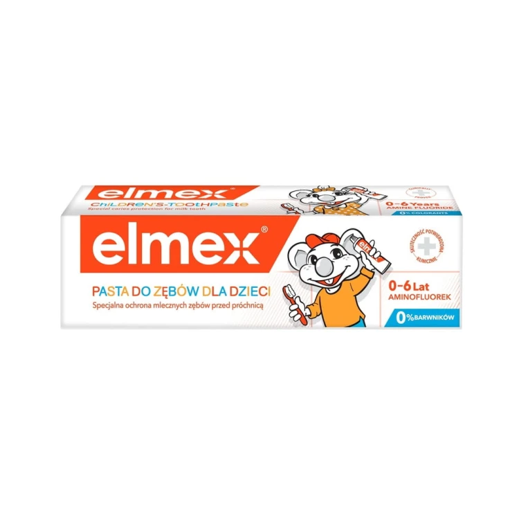 Elmex pasta do zębów dla dzieci 0-6 lat (50ml x 2opak.)